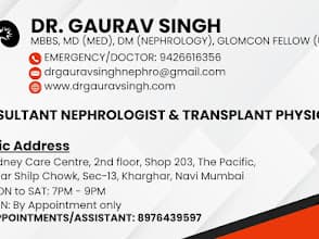 Dr Gaurav Singh | Kidney Specialist | Nephrologist